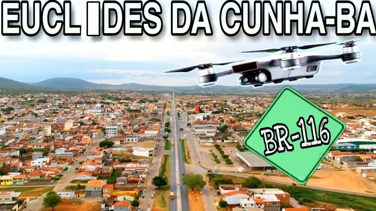 Imagens aéreas da BR-116 em Euclides da cunha-BA