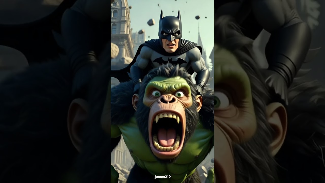 When Batman Meets Hulk Monkey