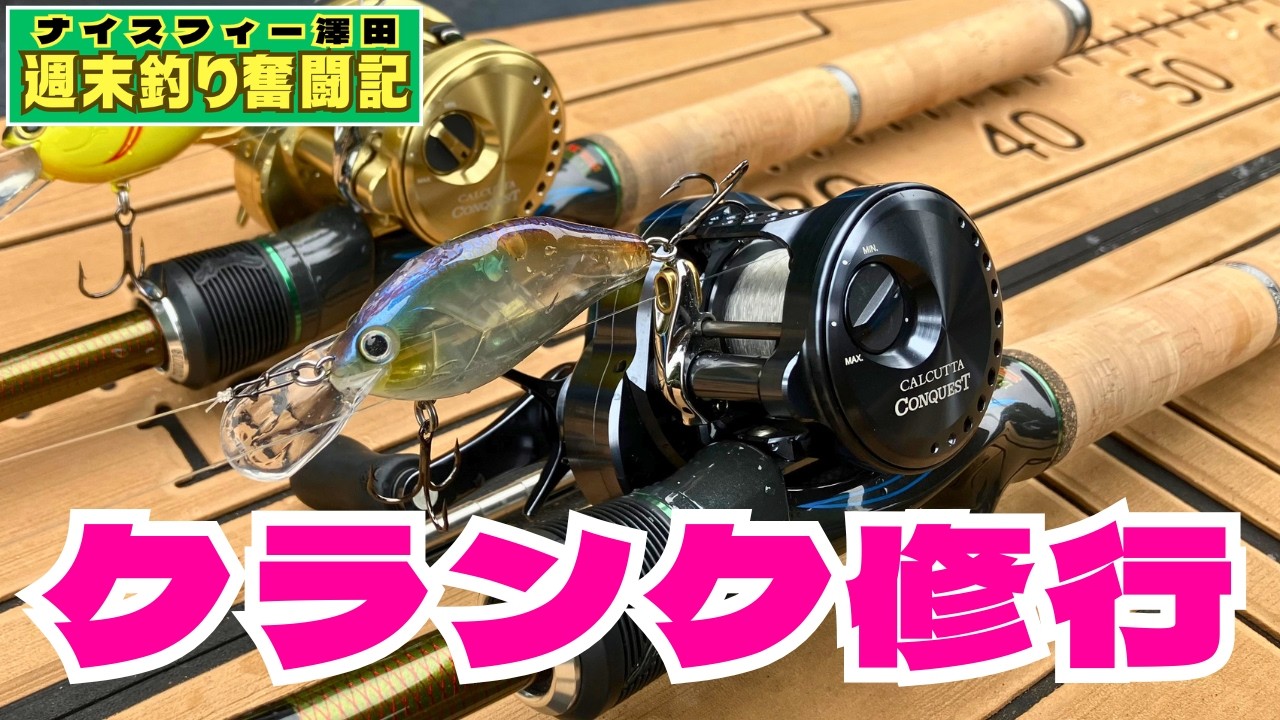 【相模湖】クランク縛りで修行したらバラしすぎて悲惨でした。