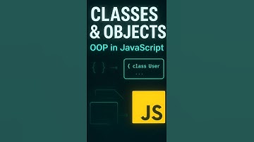 Classes & Objects in JavaScript #coding #shorts