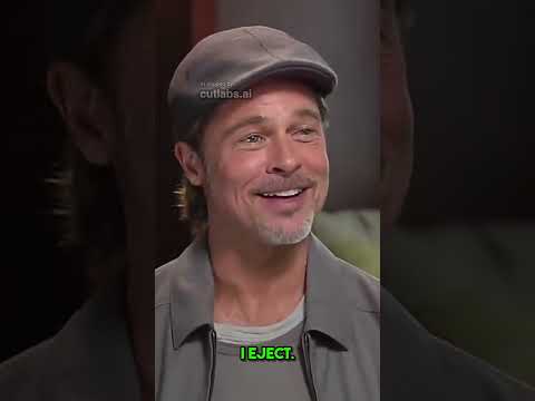 William Bradley Pitt Repeats The One Movie Line That's Stayed With Him Reels Shorts Viral