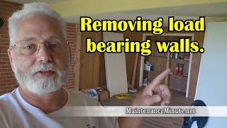 How to remove a load bearing wall. Home Repair, Home construction