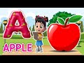 Phonics Song 2 with TWO Words in 3D - A For Airplane - ABC Alphabet Songs with Sounds for Children