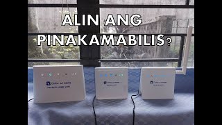 Comparing 3 Models of Globe At Home Prepaid Wifi (Boot Test & Speed Test)