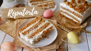 RÉPATORTA RECEPT🥕🍰 pekános fehércsokis, egyszerű és nagyon finom!