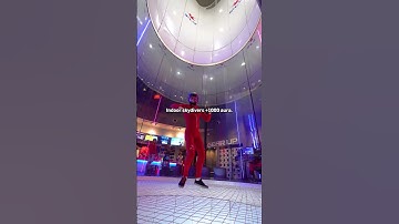 Indoor skydiving = aura