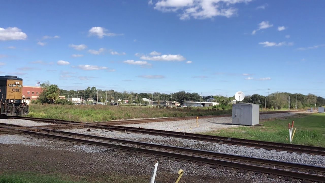 CSX 6536 Leeds short manifest in plant city Florida - YouTube