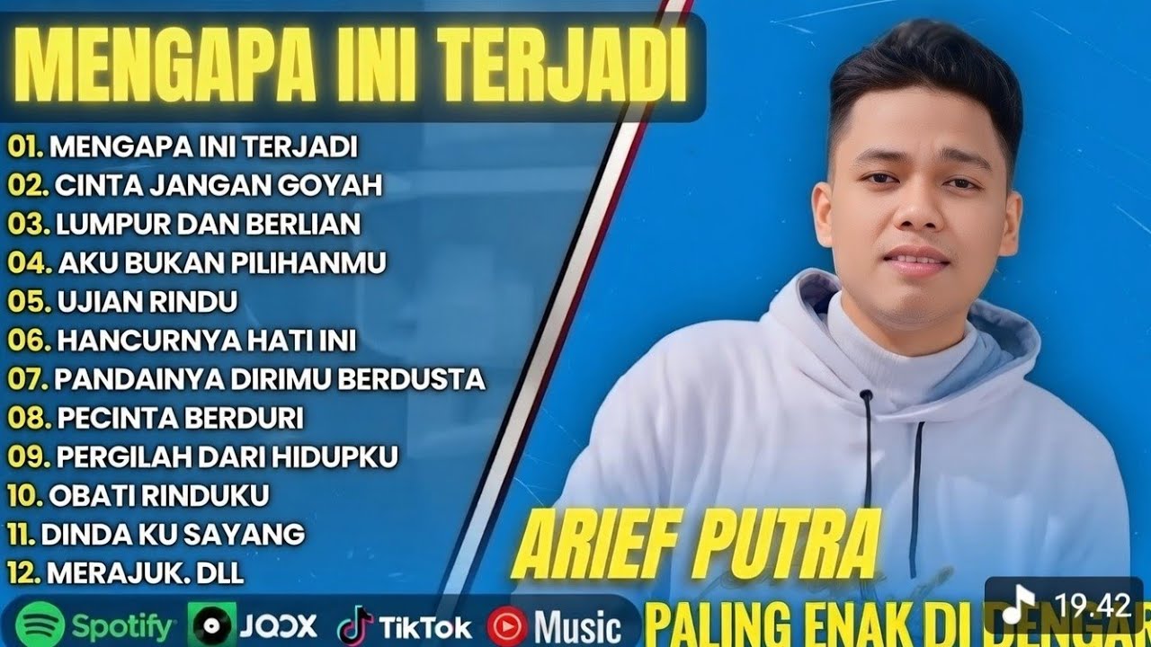 ARIEF PUTRA FULL ALBUM TERBARU 2024 REMBULAN MALAM TAK SEDALAM INI -TERPOPULER 