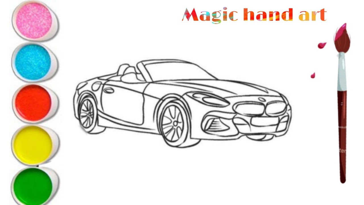 how-to-draw-a-bmw-z4-coloring-bmw-for-kids-toddlers-drawing