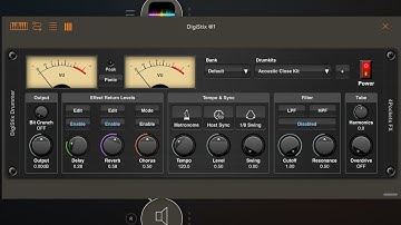 Digistix Drummer - Tutorial: use Digistix inside AUM
