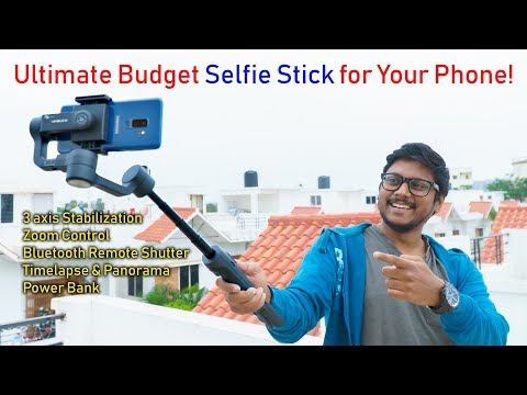 Budget Selfie Stick with 3 axis Stabilization for Your Smartphone