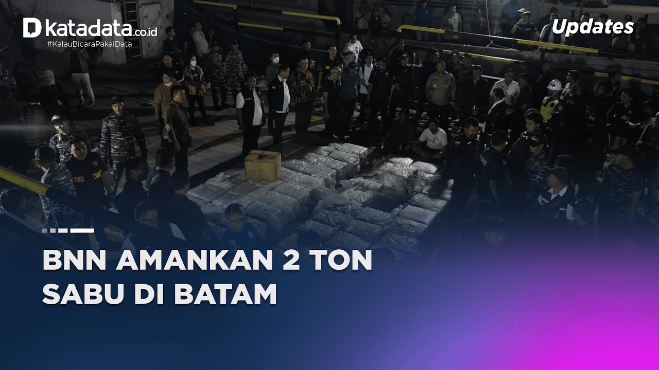 2 Ton Sabu Diamankan BNN dari Kapal di Perairan Batam