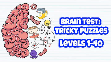 Brain Test: Tricky Puzzles levels 1-40