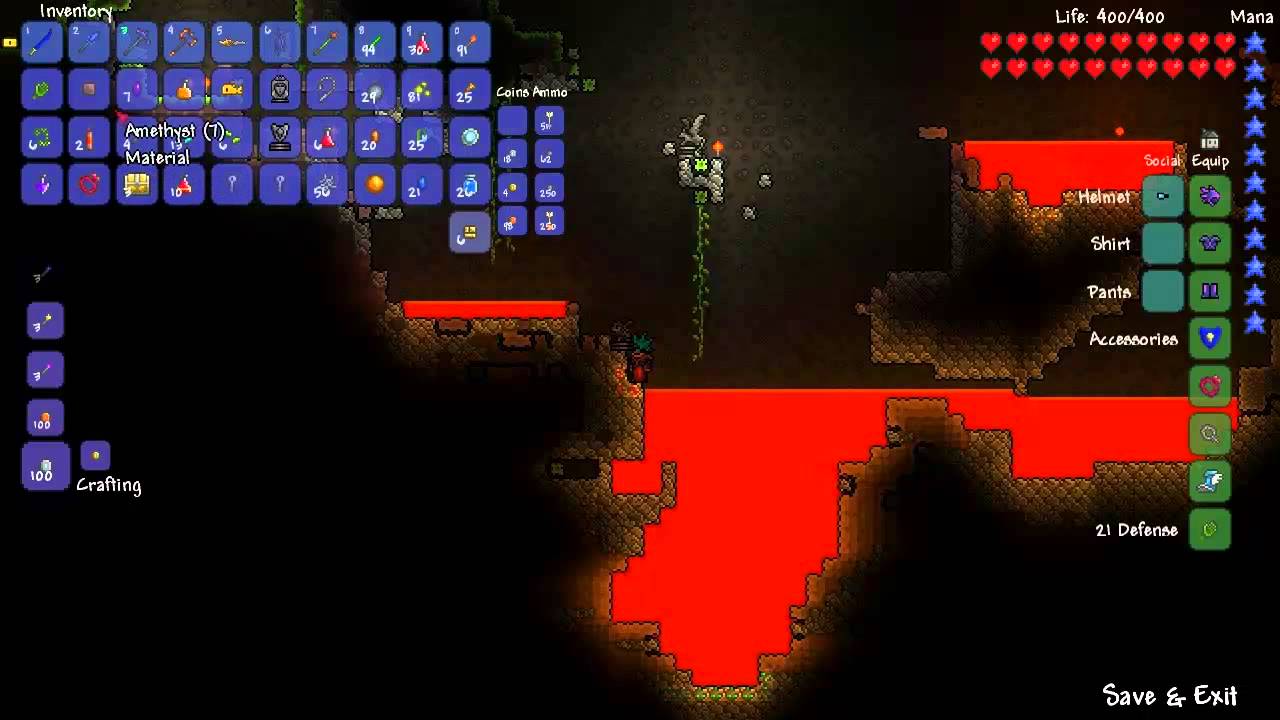 Terraria / Jungling / Ivy Whip / Blade of Grass / CZ / HD / YouTube
