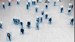 Second tests object detection + tracking + ID persistance - People Counter Application screenshot 3