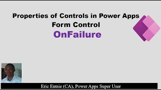 Power Apps Edit form Control - OnFailure Property