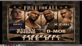 PCSX2 - Def Jam: Fight For NY Split Screen - Free 4 All @iyzyz