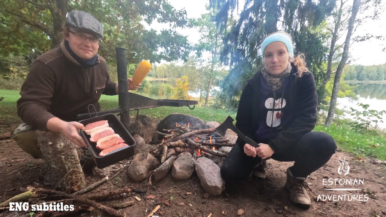 Suitsev retroahi, teravad relvad ja karge öö / Smoking oven, sharp tools and cold night