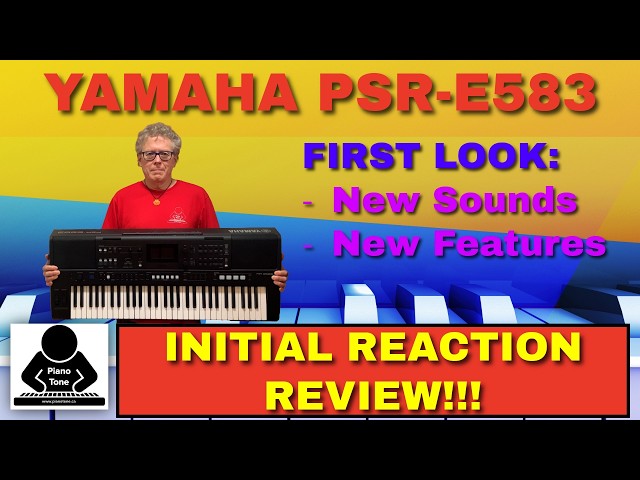 New Yamaha Keyboards: PSR-E583 First Look Review - YouTube