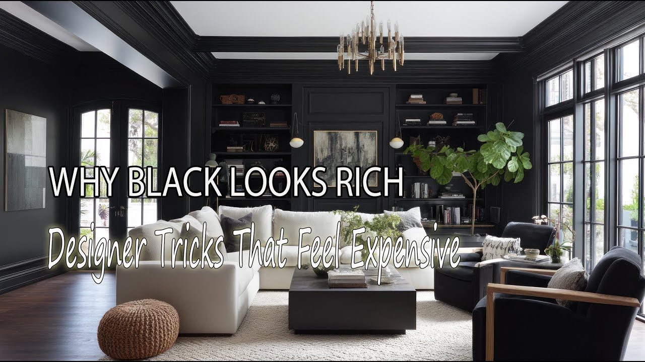 Black Interior Design Secrets Designers Don’t Tell You: How Designers Use Black to Create Luxury Int