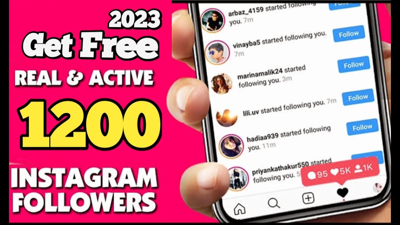 How to increase instagram followers 2023 Get free active instagram