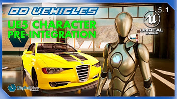Unreal Engine 5 & 5.1 Character blueprint for Drivable Cars: Advanced Pack - Retargeted animations