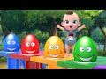 surprise eggs Head Shoulders Knees And Toes &amp; Seven Steps Nursery Rhymes &amp; Kids Songs | Kindergarten