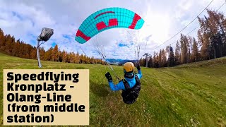 Speedflying Kronplatz - Olang-Line (from middle station)