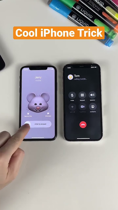 Cool iPhone Trick. Put someone on hold during phone call
