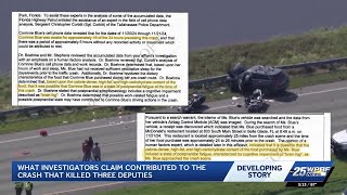 Fast food, speeding, sleep deprivation: What investigators say caused crash that killed 3 deputies