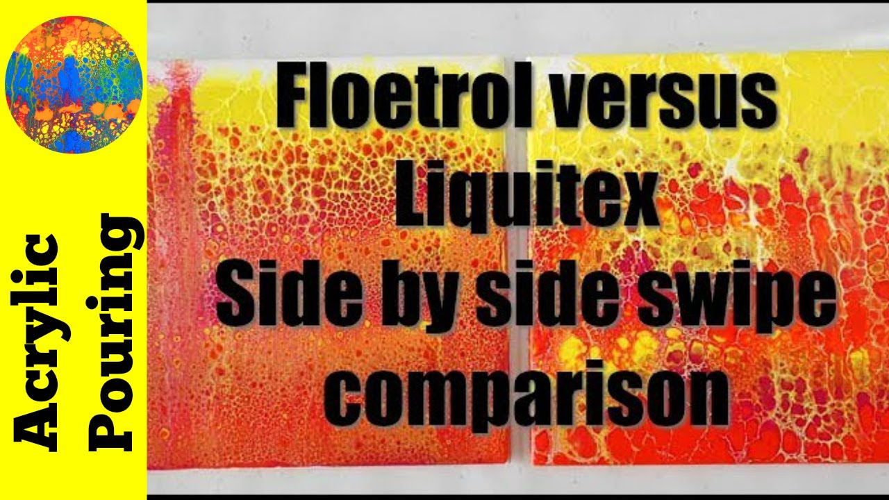 3 Ways 1 Technique. Floetrol Vs Pouring Medium Vs House Paints. Exploring  The Why's & How's 