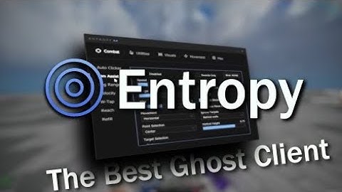 Best Ghost Entropy Client Bypass MMC | Ft.Entropy.Club