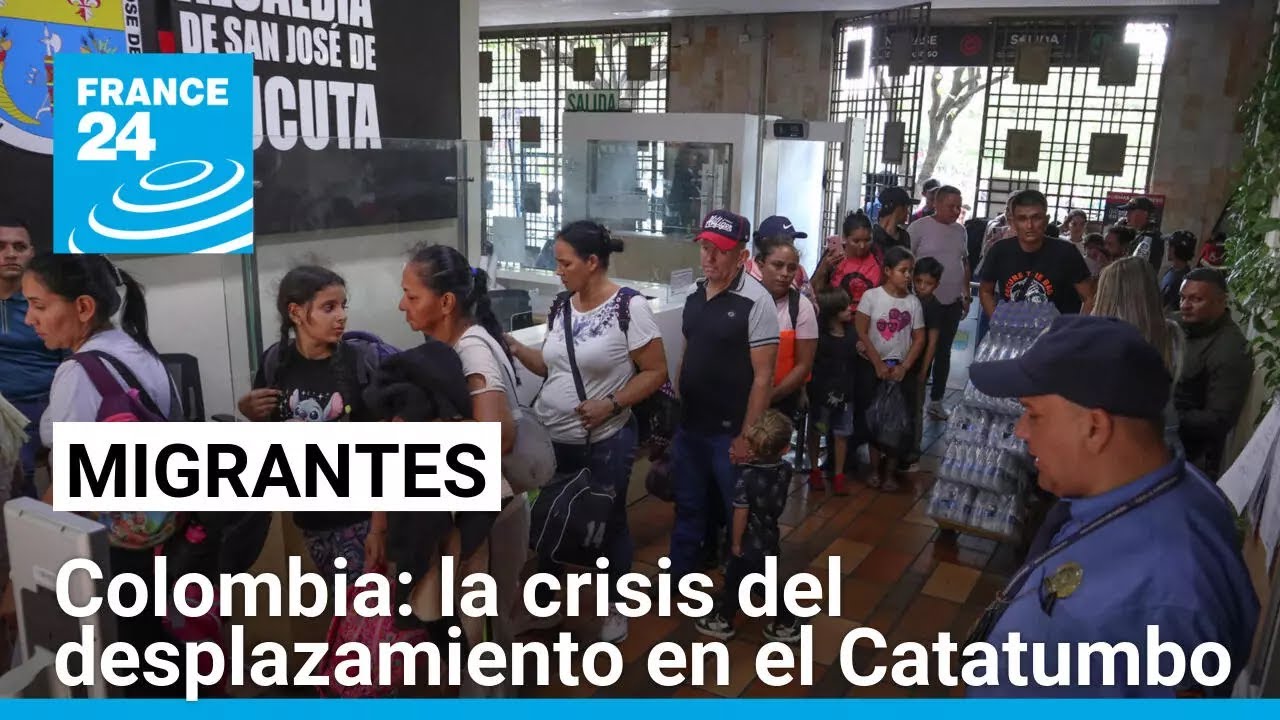 Crisis en el Catatumbo: el drama humano de los desplazados - YouTube