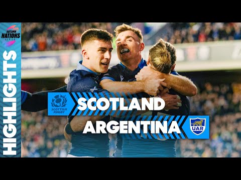 Scotland 52-29 argentina | scotland cruise past argentina | autumn nations cup highlights