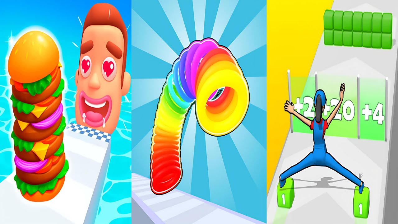 Sandwich Runner 🆚 Slinky Hop 🆚 Cargo Stakes