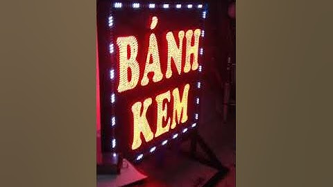 Hộp đèn led Vẫy Viền chạy chữ led 3D, #3d, #3dtf, #3dquangcao, #3dquangcao,  Làm đèn led đẹp