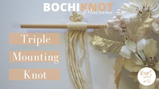 How to Start a Macrame Wall Hanging With This Mounting Knot