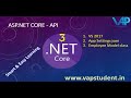 3. ASP.NET Core API - VS 2017, MySQL, Postman - Tamil