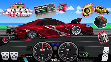 I Spent 1000 Hours Making Wheelie Modified Supra MK4 in Pixel Car Racer
