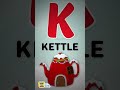 Learn Letter K 🔤 | K for Kettle 🫖 | ABC Phonics Song for Kids