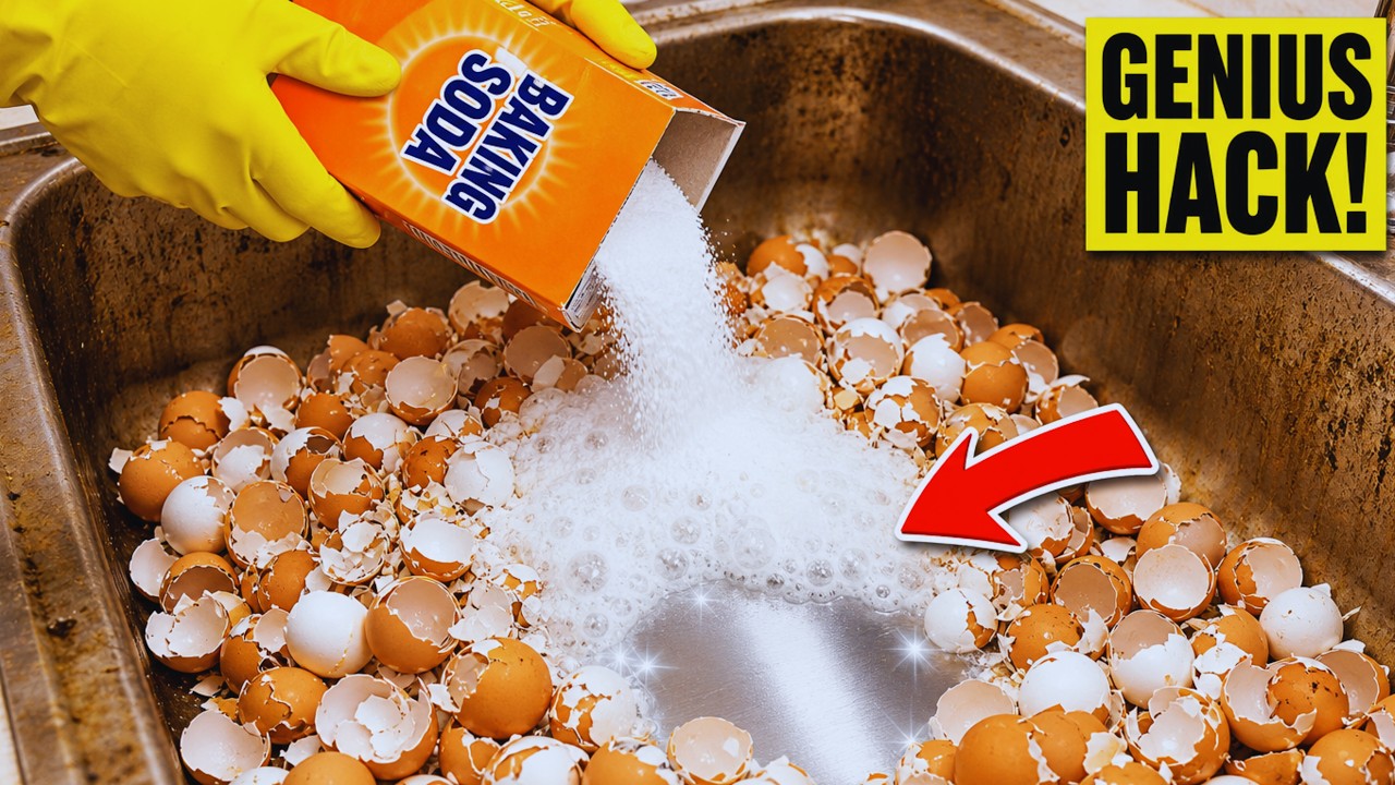 Eggshell and Baking Soda Cleaning Paste