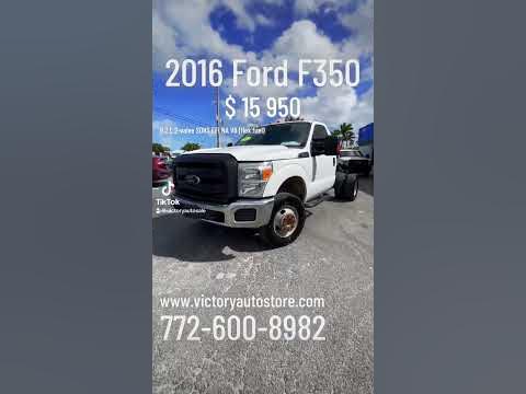 2016 Ford F350 4WD" DRW XL6.2L 2-VALVE SOHC EFI NA V8 (FLEX-FUEL)for