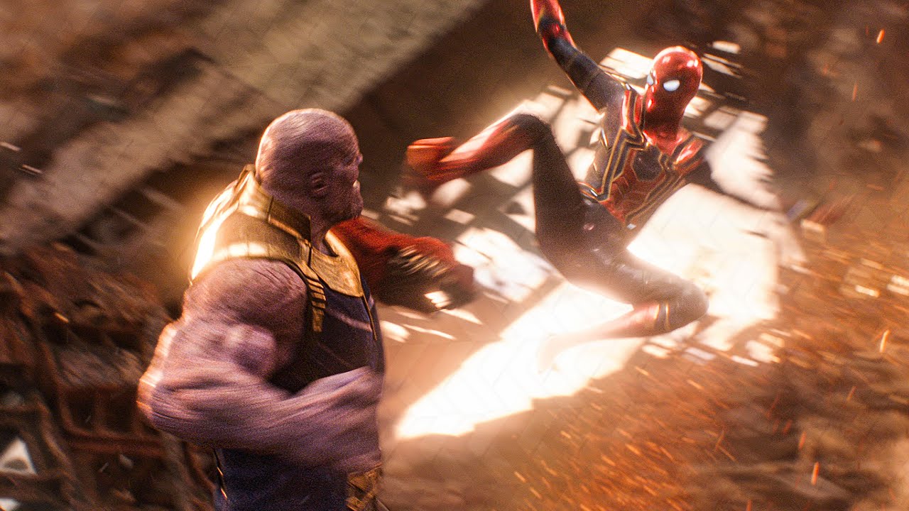 Total 66+ imagen thanos vs spiderman infinity war