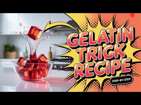 GELATIN TRICK RECIPE STEP BY STEP JELLO FOR WEIGHT LOSS