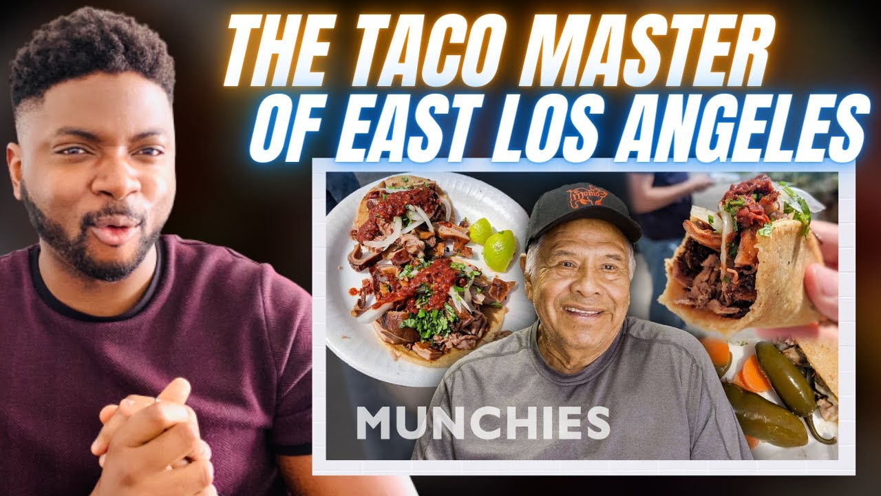 🇬🇧BRIT Reacts To THE TACO MASTER OF EAST LA! 🤤