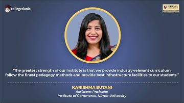 Karishma Butani | Assistant Professor | Institute of Commerce Nirma University