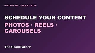 Details How to Schedule Instagram Posts, Reels & Carousels with GramFather | Full Tutorial News