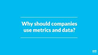 HRAL   Module 5 Lesson 1   Data & Metrics
