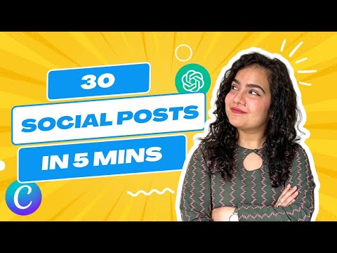 How to Create and Schedule 30+ Social Media Posts in 5 Minutes With ChatGPT, Canva and ContentStudio