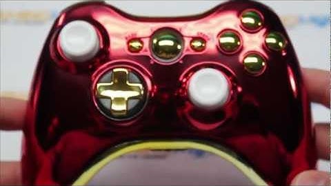 Iron Man 2 Chrome Xbox 360 Wireless Controller